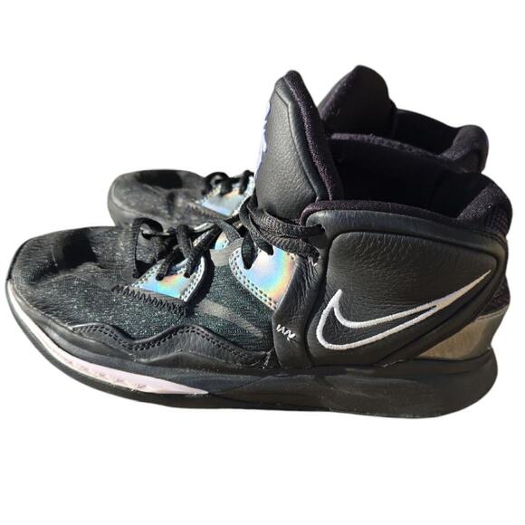 Nike Kyrie Infinity 8 Black Metallic Silver CZ0204-005 Size 6 Basketball School - Picture 2 of 8